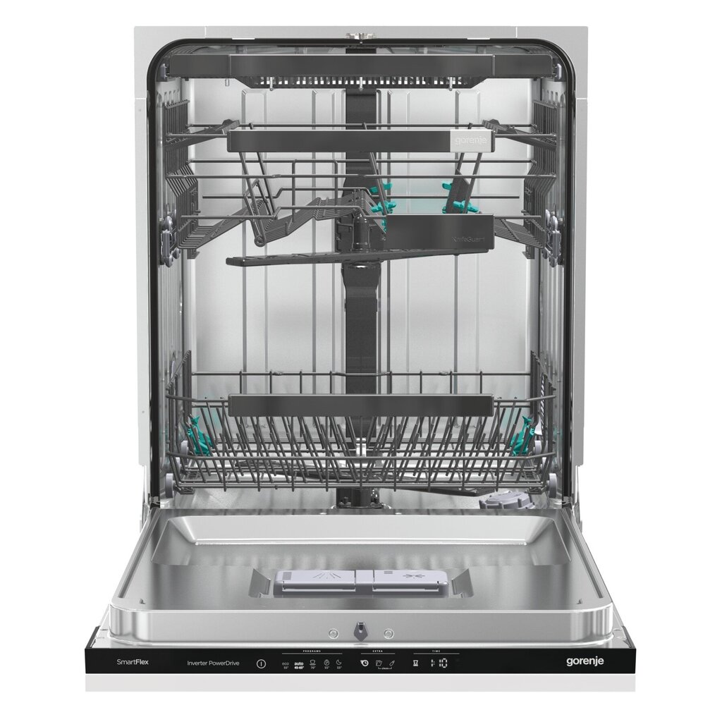 Gorenje GV672C62, integroitava astianpesukone, 16 astiastoa, 60 cm hinta ja tiedot | Astianpesukoneet | hobbyhall.fi