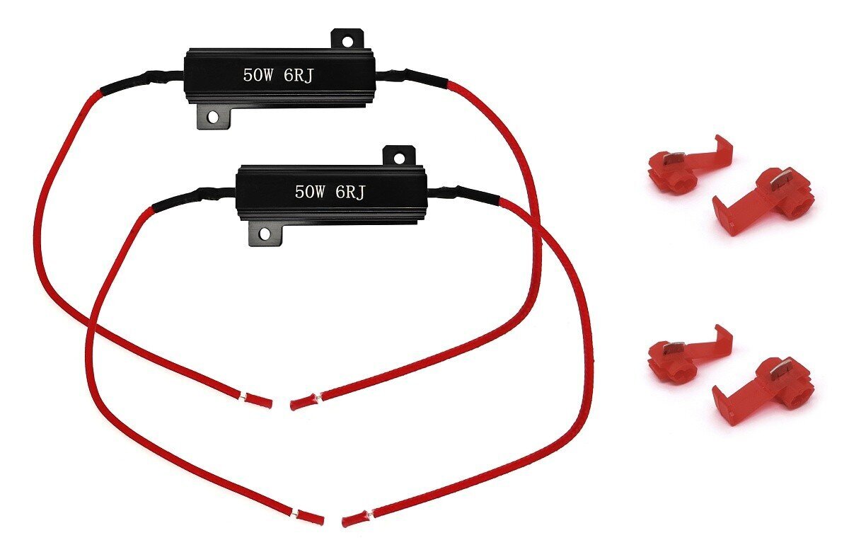 Resistori - CAN 50W 6 Ohm 12 V virheen dekooderi 12V hinta ja tiedot | Lisätarvikkeet autoiluun | hobbyhall.fi