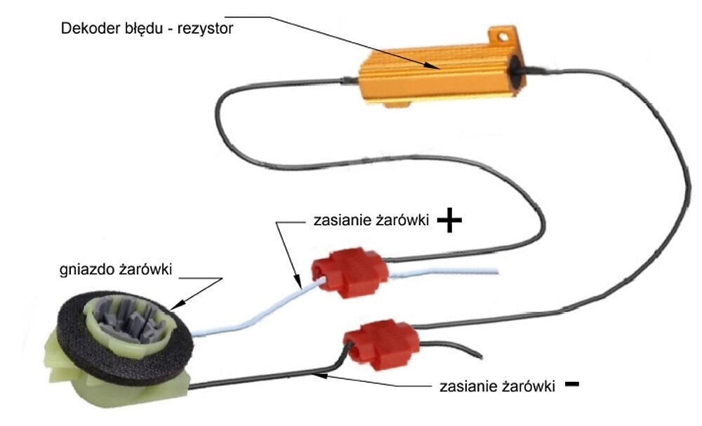 Resistori - CAN 50W 10 Ohm 12 V virheen dekooderi 12V hinta ja tiedot | Lisätarvikkeet autoiluun | hobbyhall.fi