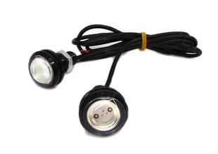 PUNAINEN 12V LED VALOT 2kpl hinta ja tiedot | Ajovalot | hobbyhall.fi