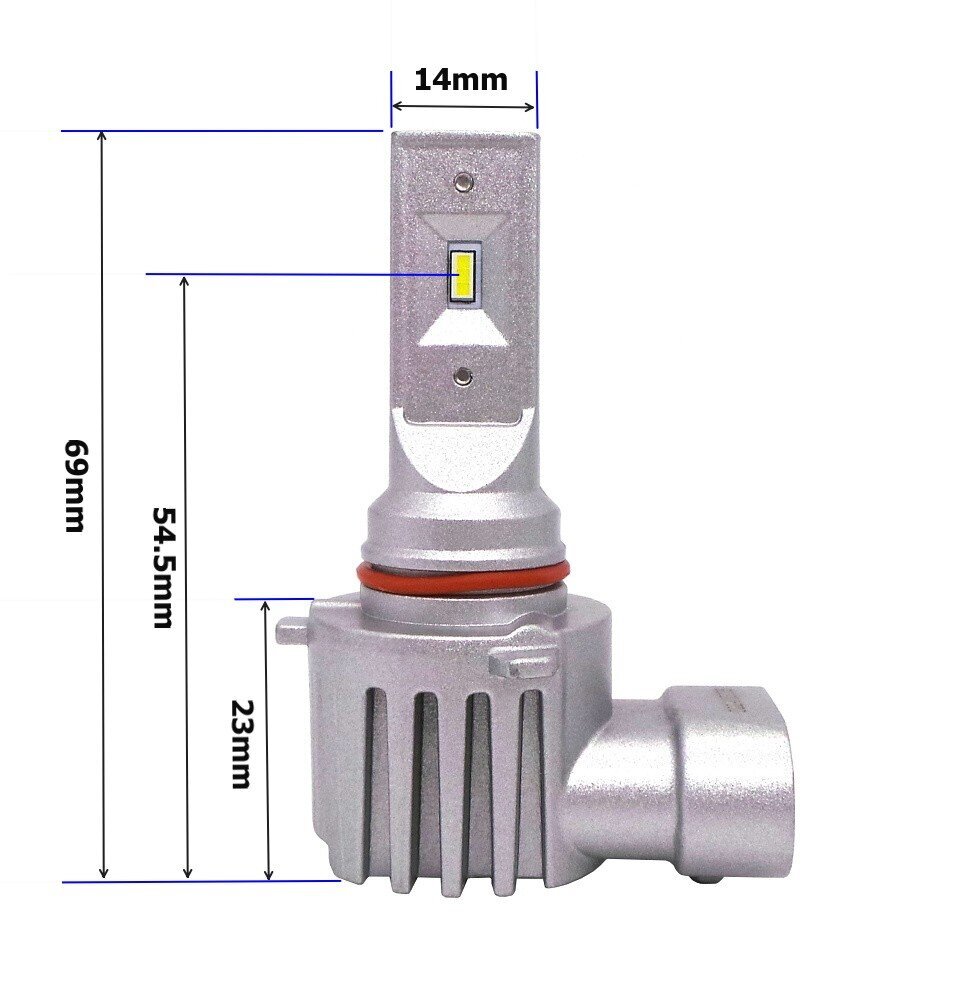 HiR 1 9V-30V CANBUS CSP LED-lamppusarja Uusi 4000lm hinta ja tiedot | Polttimot | hobbyhall.fi