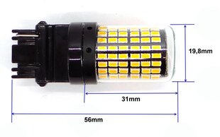 P27W LED 2x 3156 12-24V CANBUS oranssi PREMIUM polttimot hinta ja tiedot | Polttimot | hobbyhall.fi