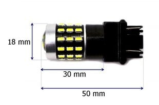 P27/7W LED 3157 12-24V CANBUS 1500lm valkoinen polttimo linssillä hinta ja tiedot | Polttimot | hobbyhall.fi