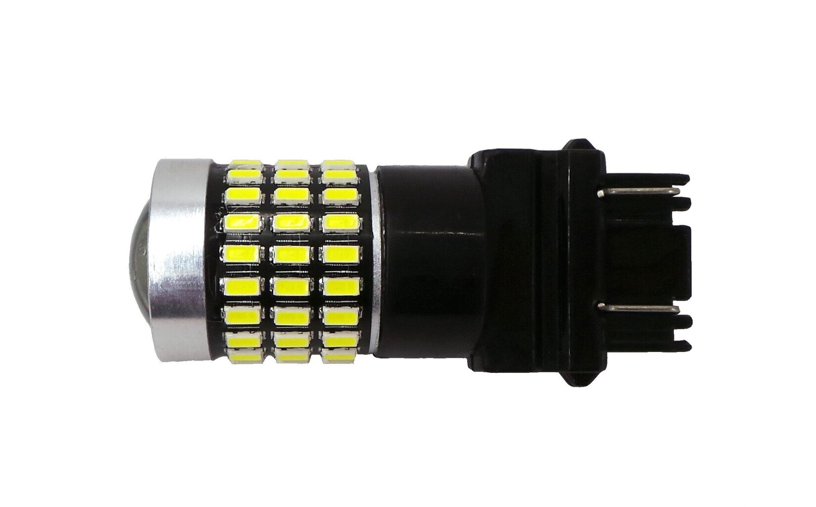 P27/7W LED 3157 12-24V CANBUS 2100lm valkoinen polttimo linssillä varustettuna hinta ja tiedot | Polttimot | hobbyhall.fi