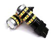 P27/7W LED-lamppu 3157 12V CANBUS valkoinen ja oranssi, kaksivärinen 980lm hinta ja tiedot | Polttimot | hobbyhall.fi