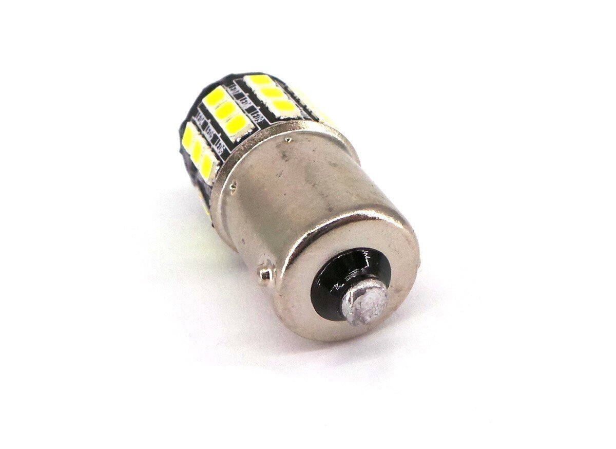 P21W LED BA15S 12-24V CANBUS valkoinen 1100lm hinta ja tiedot | Polttimot | hobbyhall.fi