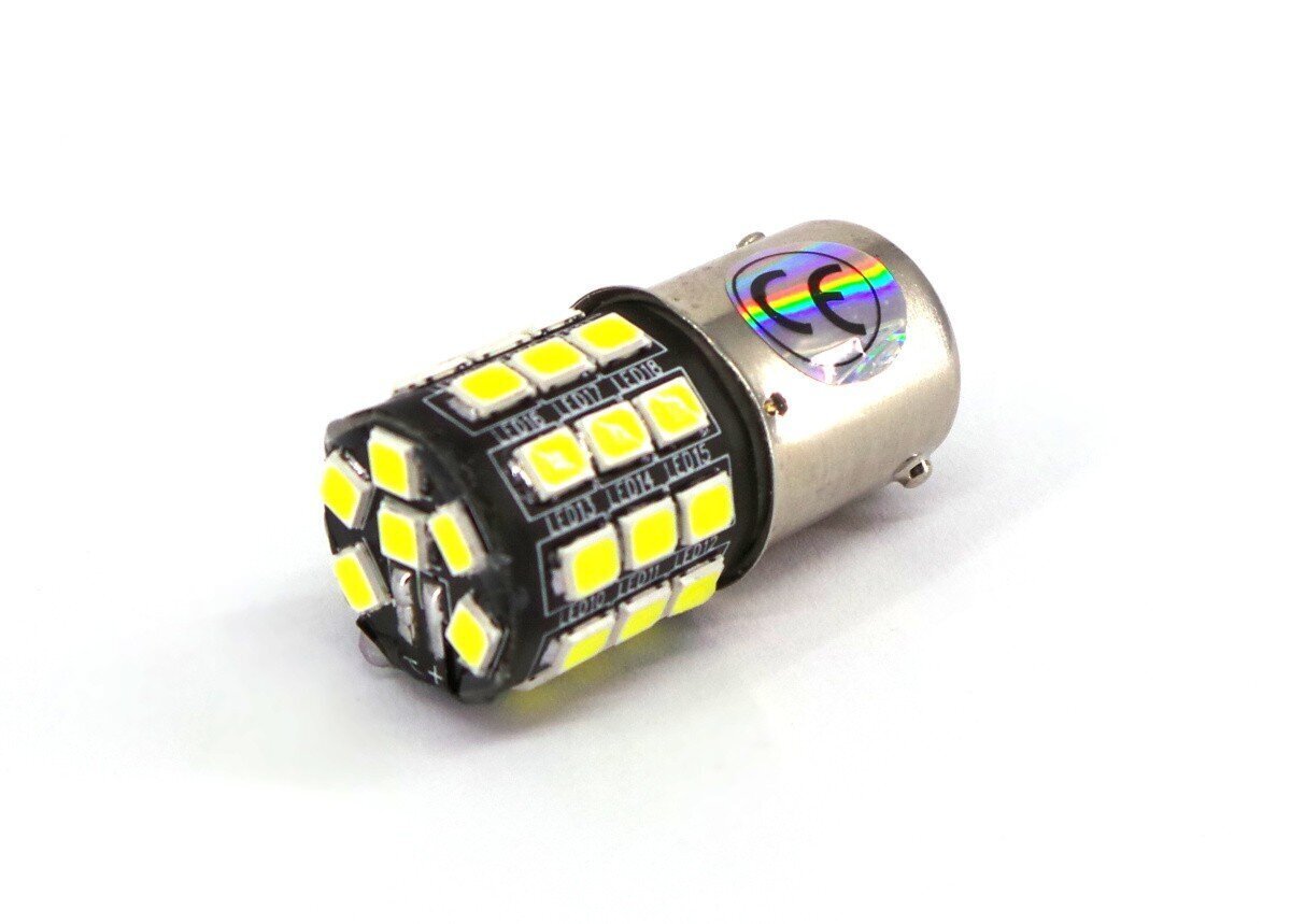 P21W LED BA15S 12-24V CANBUS valkoinen 1100lm hinta ja tiedot | Polttimot | hobbyhall.fi