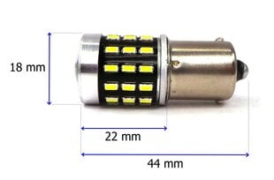 P21W LED BA15S 12-24V CANBUS 1500lm valkoinen polttimo linssillä hinta ja tiedot | Polttimot | hobbyhall.fi