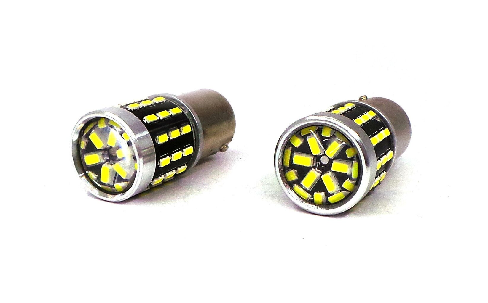 P21W LED BA15S 12-24V CANBUS 1500lm valkoinen polttimo linssillä hinta ja tiedot | Polttimot | hobbyhall.fi