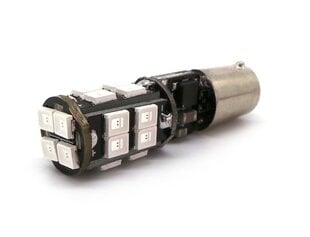 LED-lamppu BAY9S 12-18V CANBUS 650lm punainen vahva hinta ja tiedot | Polttimot | hobbyhall.fi