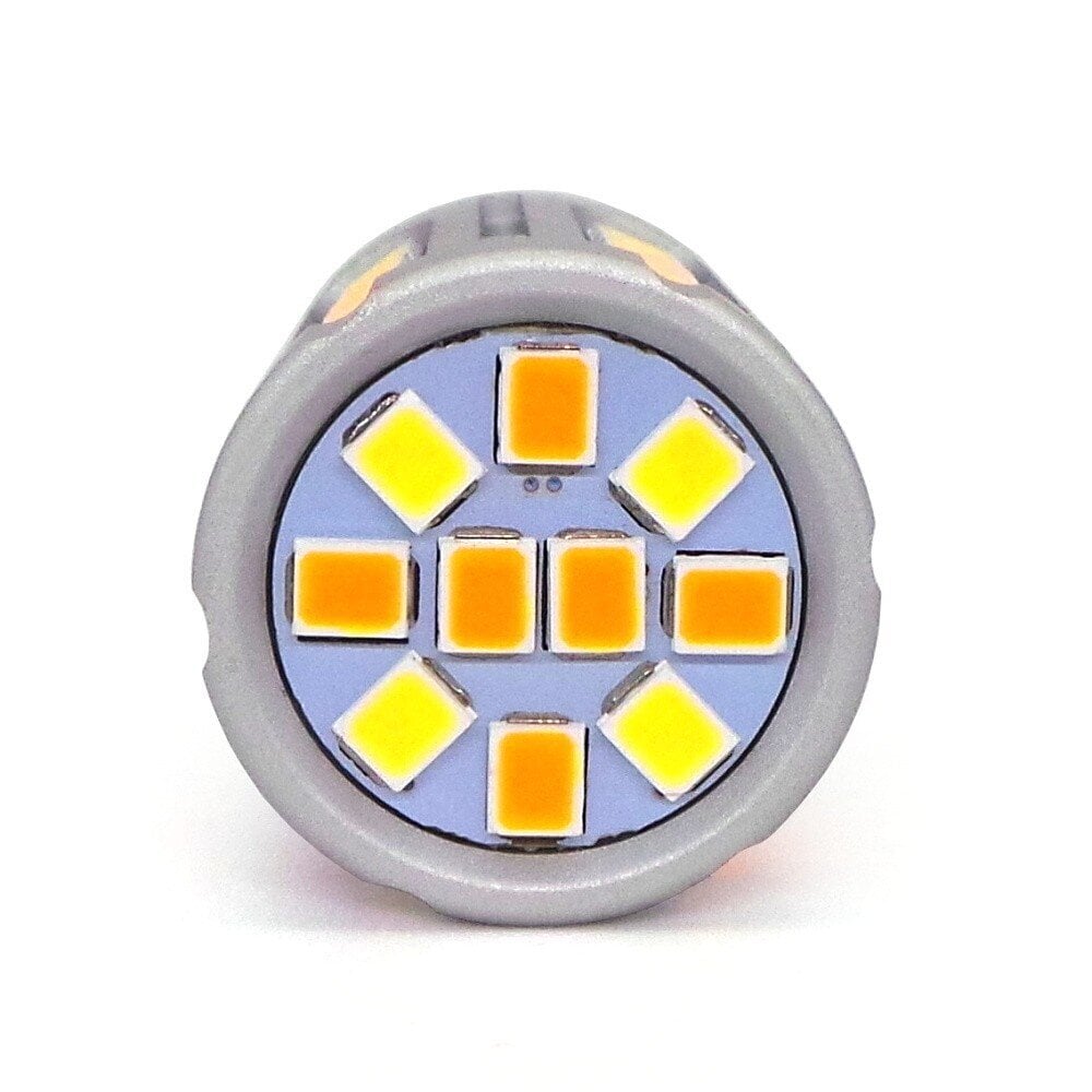 P21/5W LED-lamppu BAY15D 12-24V CANBUS valkoinen-oranssi 2000 + 800lm hinta ja tiedot | Polttimot | hobbyhall.fi