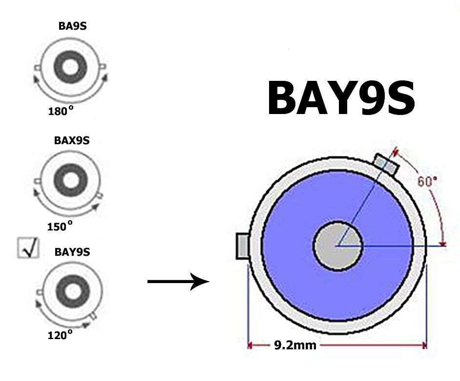 H6W LED BAX9S 12V 320lm CANBUS hinta ja tiedot | Polttimot | hobbyhall.fi