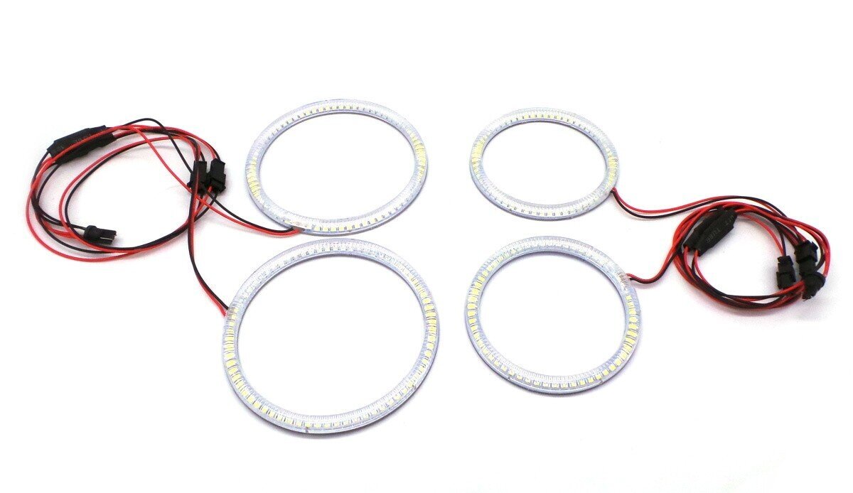 BMW E92 LED Angel Eye -rengassarja hinta ja tiedot | Lisätarvikkeet autoiluun | hobbyhall.fi