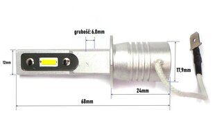 LED-lamppuja H1 9V-30V CANBUS CSP SET Uusi 4000lm hinta ja tiedot | Polttimot | hobbyhall.fi