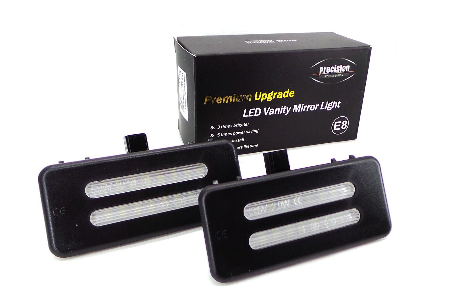 BMW LED peilivalaisin 2x650lm musta, 2 kpl, sarja 2 hinta ja tiedot | Ajovalot | hobbyhall.fi