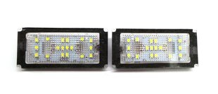 BMW E65 E66 LED rekisterikilven valaisimet 2x650lm, sarja 2 kpl hinta ja tiedot | Lisätarvikkeet autoiluun | hobbyhall.fi