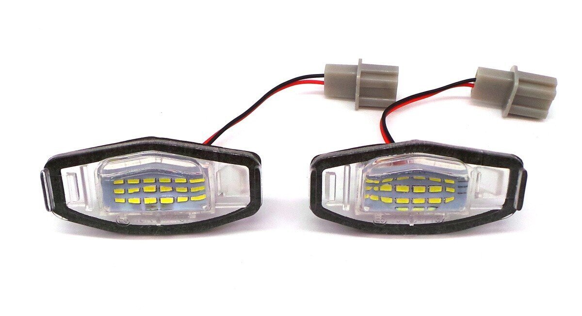 Honda Accord, Civic, City, Oyssey, MR-V, Pilot rekisterikilven valaisimet LED 2x550lm, sarja 2kpl hinta ja tiedot | Ajovalot | hobbyhall.fi