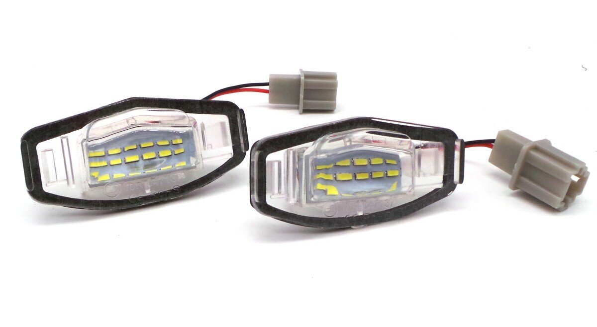 Honda Accord, Civic, City, Oyssey, MR-V, Pilot rekisterikilven valaisimet LED 2x550lm, sarja 2kpl hinta ja tiedot | Ajovalot | hobbyhall.fi