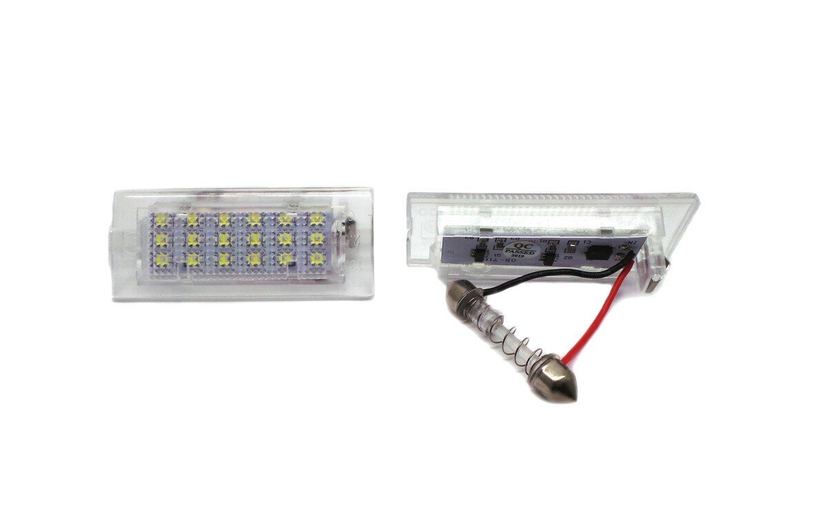 BMW E53, E83 LED rekisterikilven valaisimet 2x650lm, sarja 2 kpl hinta ja tiedot | Polttimot | hobbyhall.fi