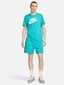 Nike Miesten T-paita AR5004*345, turkoosi 196977804182 hinta ja tiedot | Miesten T-paidat | hobbyhall.fi