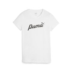 Puma naisten T-paita 679315*02, valkoinen/musta 4099685491681 hinta ja tiedot | Naisten T-paidat | hobbyhall.fi