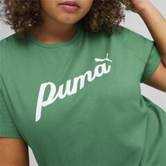 Puma naisten T-paita 679315*86, vihreä/valkoinen 4099685478811 hinta ja tiedot | Naisten T-paidat | hobbyhall.fi