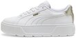 Puma Jalkineet Karmen Metallic Shine White 395099 01 395099 01/6.5 hinta ja tiedot | Naisten urheilu- ja vapaa-ajan kengät | hobbyhall.fi