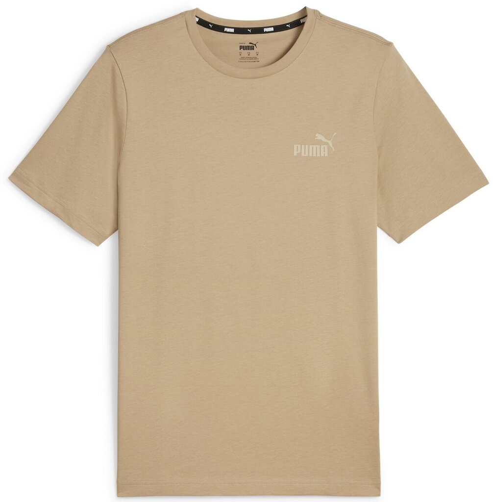 Puma T-Paita Ess Small Logo Tee Beige 586669 78 586669 78/4XL hinta ja tiedot | Miesten T-paidat | hobbyhall.fi