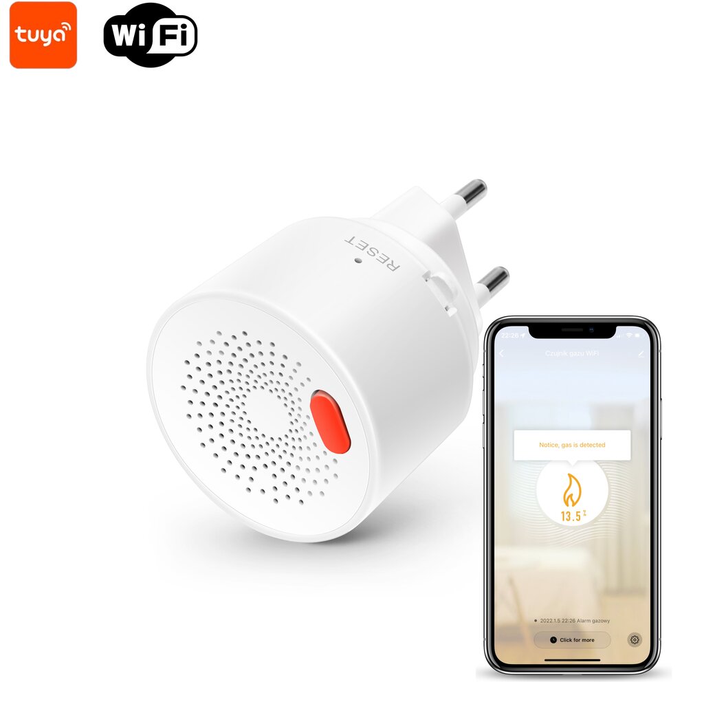 TUYA WIFI-kaasuanturi hinta ja tiedot | Liiketunnistimet, anturit ja sensorit | hobbyhall.fi