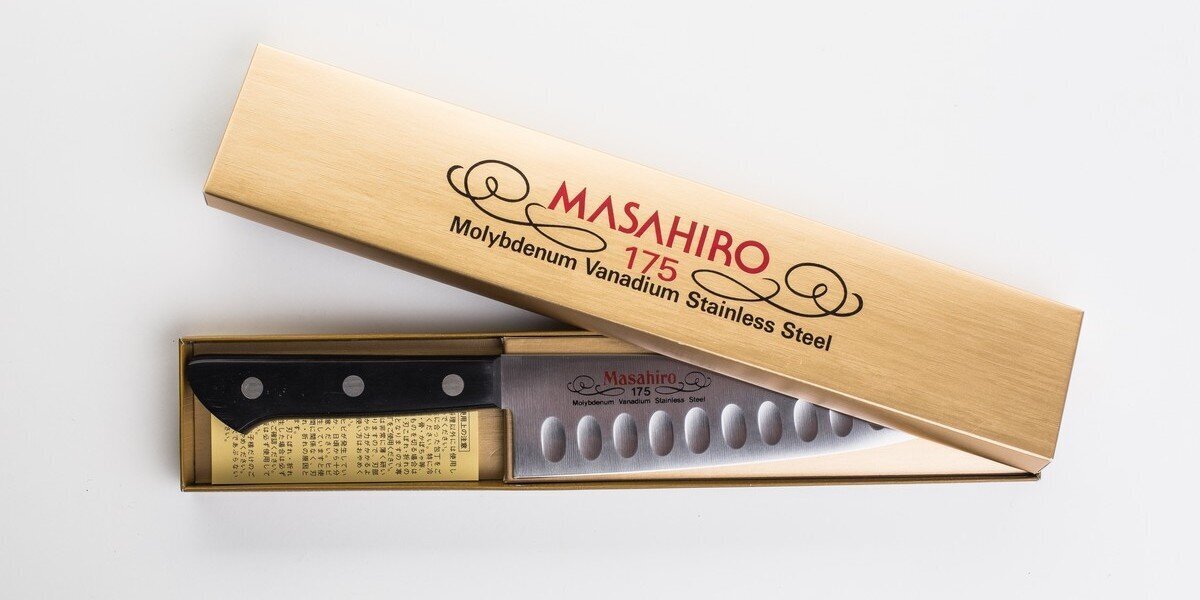 Masahiro BWH Santoku Dimple 175mm veitsi [14079]. hinta ja tiedot | Veitset ja tarvikkeet | hobbyhall.fi