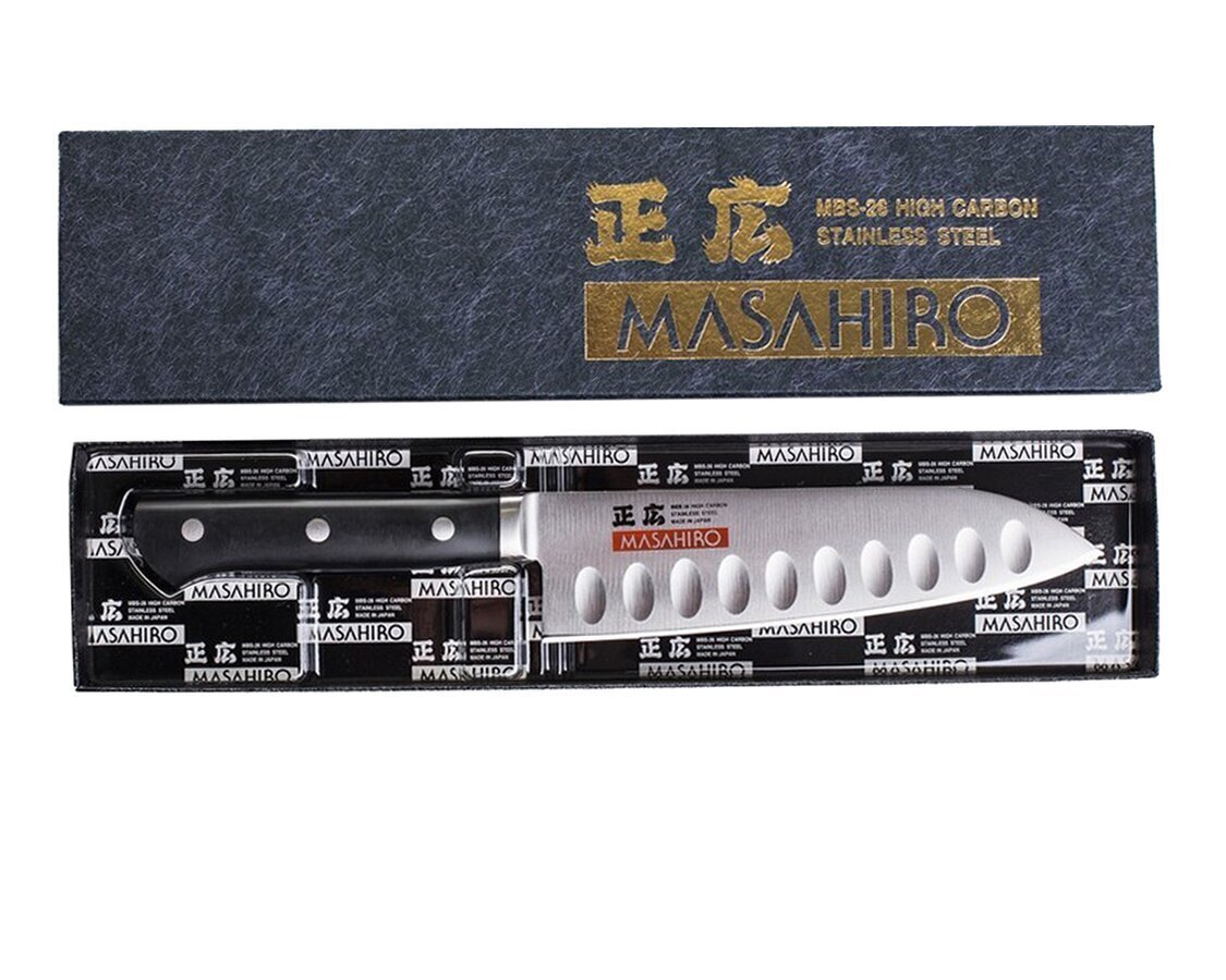 Masahiro MV-H Santoku Dimple 175mm veitsi [14993]. hinta ja tiedot | Veitset ja tarvikkeet | hobbyhall.fi