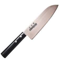 Masahiro Sankei Santoku-veitsi 165mm musta [35841]. hinta ja tiedot | Masahiro Koti ja keittiö | hobbyhall.fi