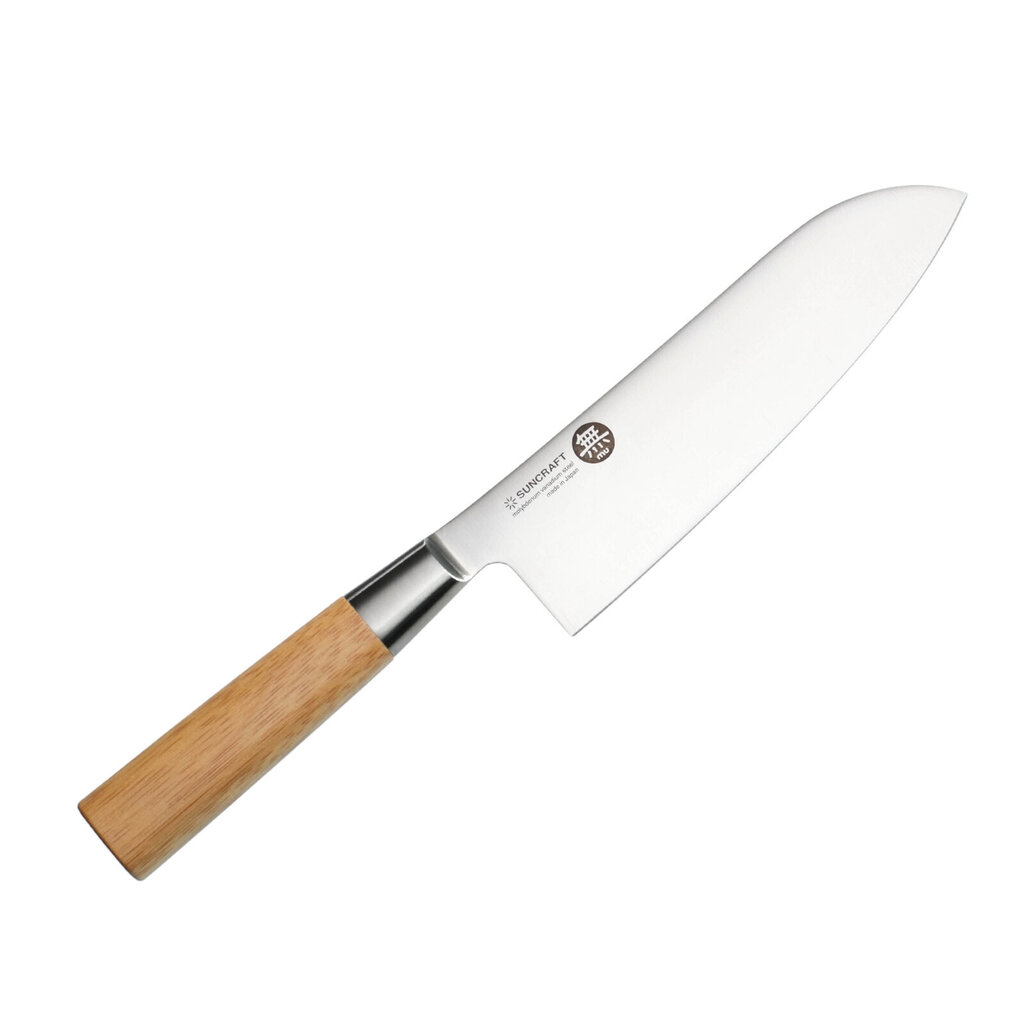 Suncraft MU BAMBOO Santoku keittiöveitsi 167 mm [MU-03]. hinta ja tiedot | Veitset ja tarvikkeet | hobbyhall.fi