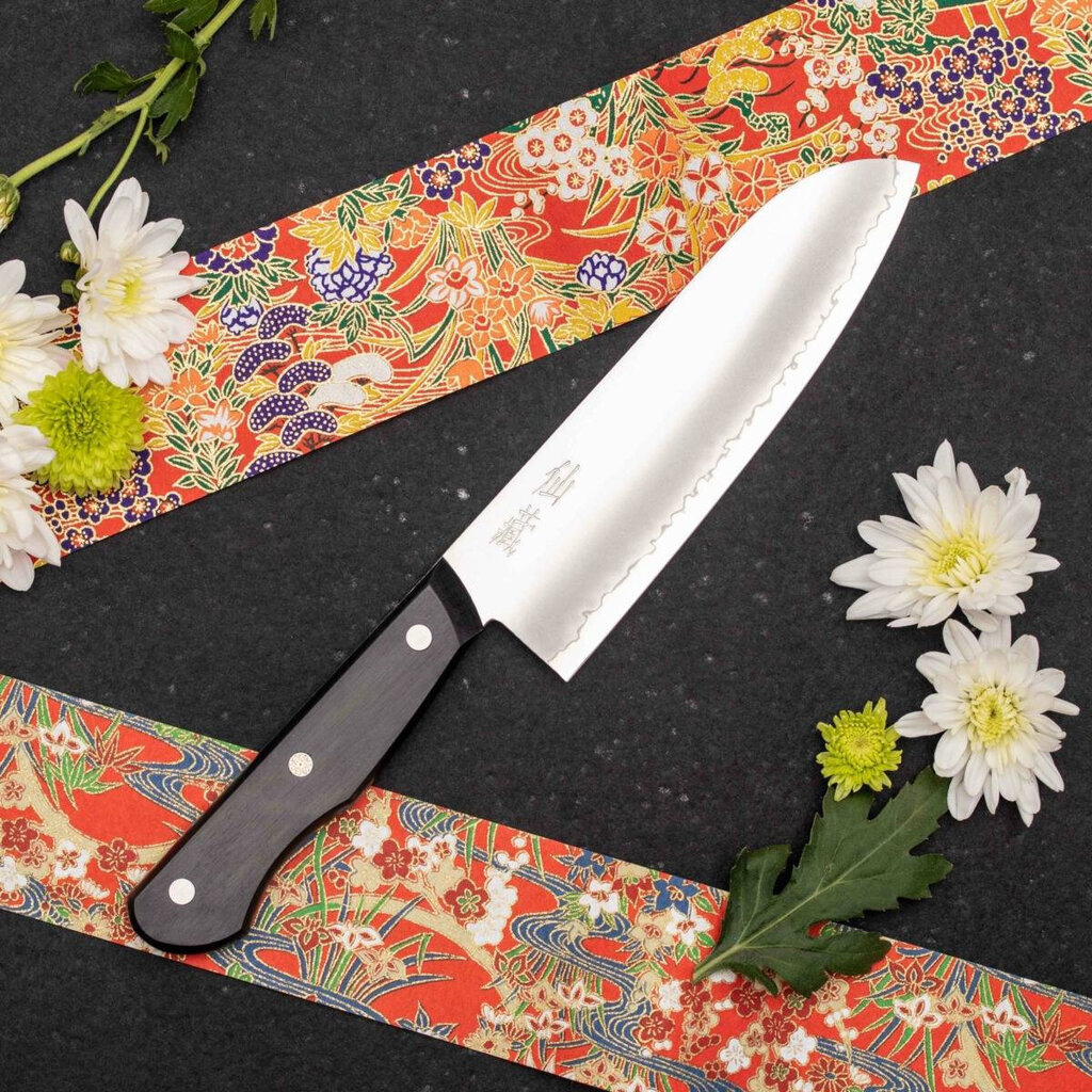 Suncraft SENZO ENTREE Santoku keittiöveitsi 167 mm [EN-02]. hinta ja tiedot | Veitset ja tarvikkeet | hobbyhall.fi