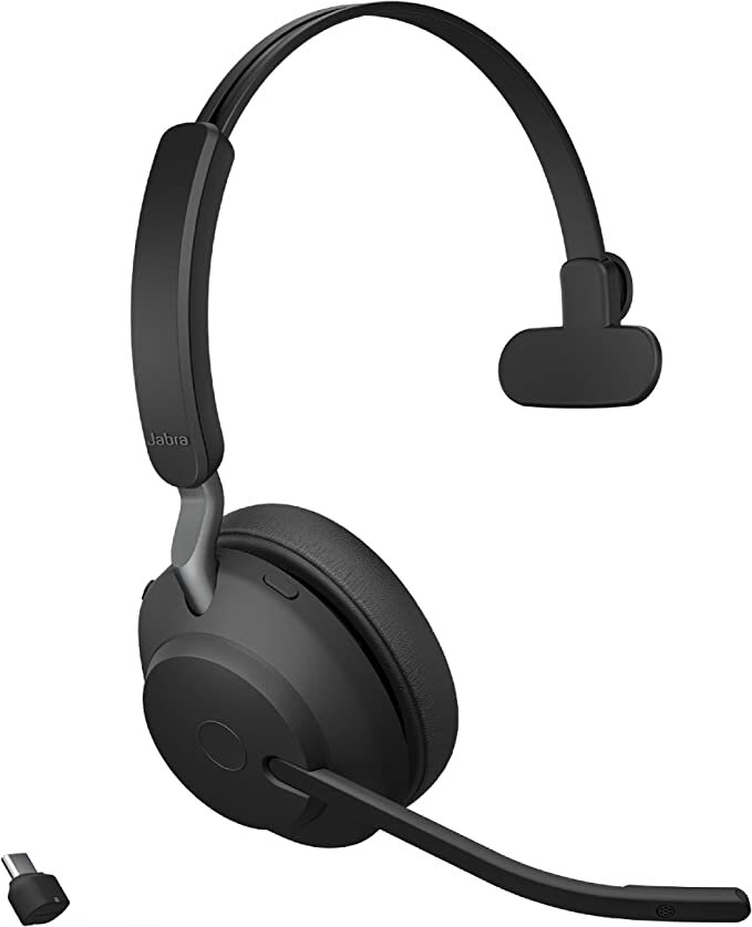 JABRA Evolve2 65 Link380c UC Mono Black hinta ja tiedot | Kuulokkeet | hobbyhall.fi