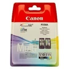 Mustepatruuna Canon PG-510 CL-511 MX360, musta hinta ja tiedot | Canon Tietokoneet ja pelaaminen | hobbyhall.fi