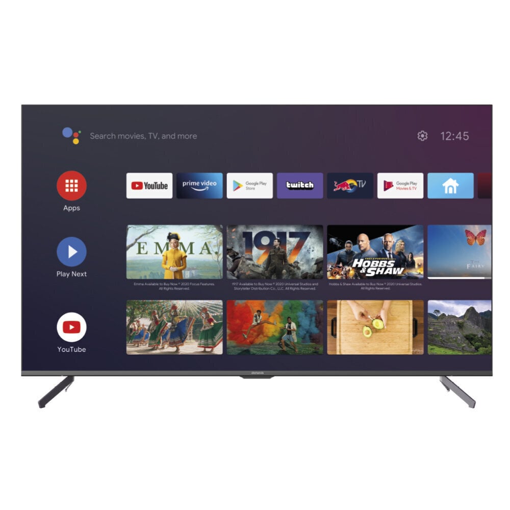 Aiwa 65" 4K Ultra HD Android TV LED657UHD hinta ja tiedot | Televisiot | hobbyhall.fi