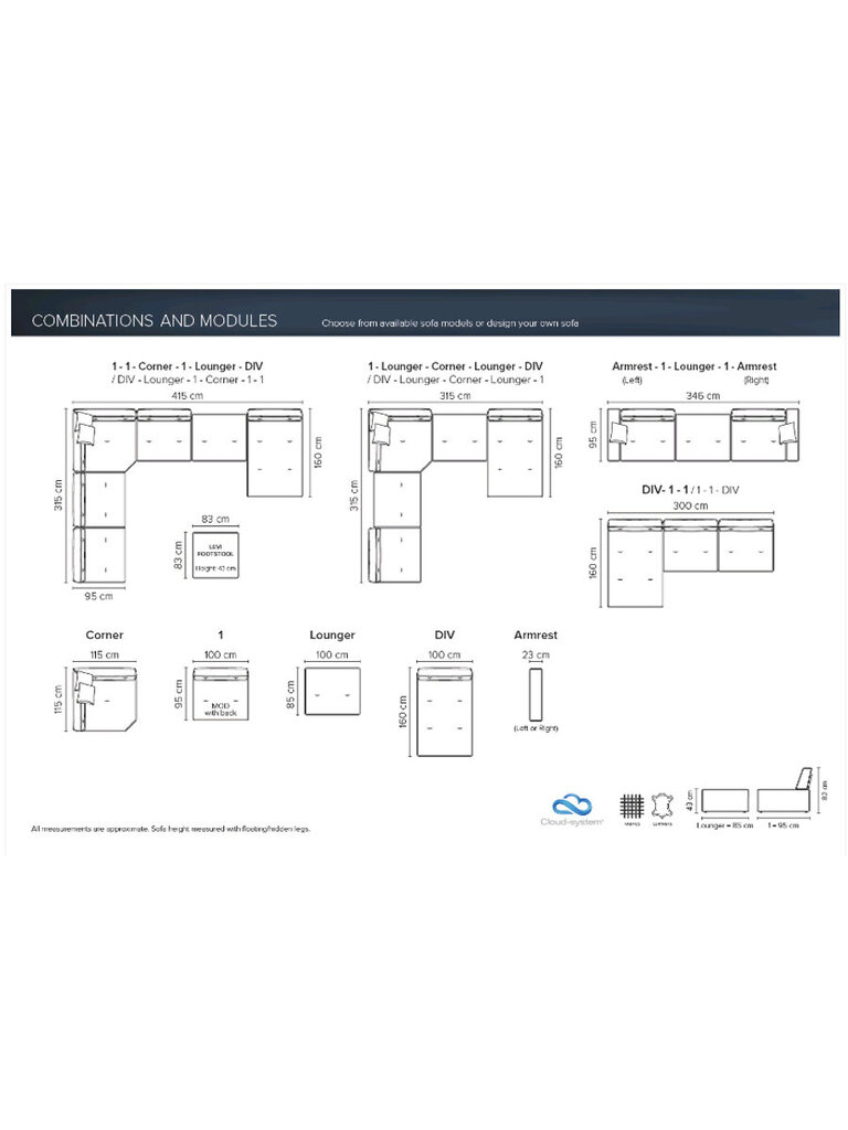 Nojatuoli BELLUS Slim 1 Blue 356380/010 hinta ja tiedot | Nojatuolit | hobbyhall.fi