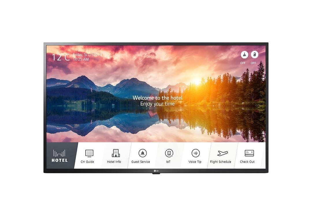 LG 43US662H9ZA 43 SMART HOTEL UHD TV DVB-T2/C/S2 WIFI hinta ja tiedot | Televisiot | hobbyhall.fi