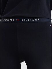 Leggingsit TOMMY HILFIGER Logo Waistband Full Length Desert Sky UW0UW04524DW5 hinta ja tiedot | Naisten vapaa-ajan housut | hobbyhall.fi