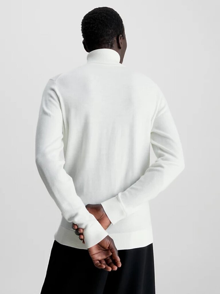 Villapaita CALVIN KLEIN Merino Turtle Neck Egret K10K110420YAH hinta ja tiedot | Miesten neuleet ja villapaidat | hobbyhall.fi