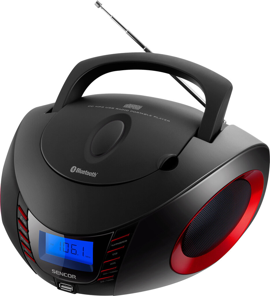 Kasettisoitin Sencor SPT3600BR kannettava CD-radiosoitin hinta | hobbyhall .fi