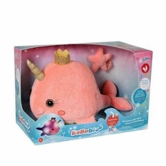 Bellabloo The Narwhal -pehmolelu, 35 cm, ääni- ja valotoiminnoilla hinta ja tiedot | Pehmolelut | hobbyhall.fi