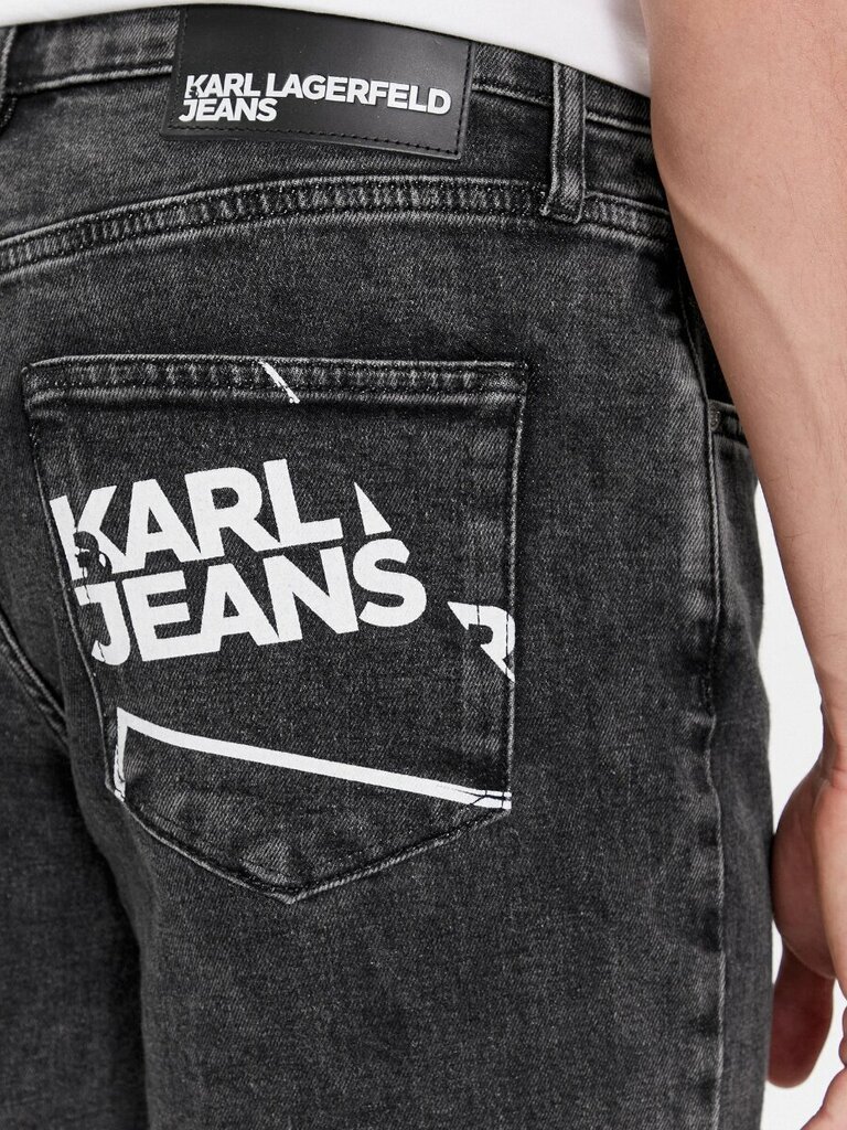 Farkut KARL LAGERFELD JEANS Slim Acid Grey 240D1115 hinta ja tiedot | Miesten farkut | hobbyhall.fi