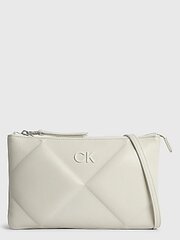 Kukkaro CALVIN KLEIN Re-Lock Quilt Mini Bag Dk Ecru K60K611086PC4 hinta ja tiedot | Naisten lompakot | hobbyhall.fi