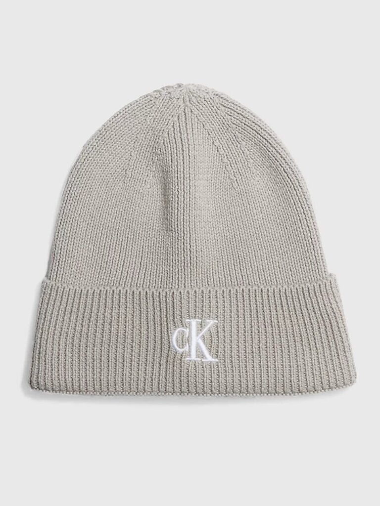 Hattu CALVIN KLEIN Archive Logo Beanie Porpoise K60K611255PEE hinta ja tiedot | Naisten päähineet | hobbyhall.fi