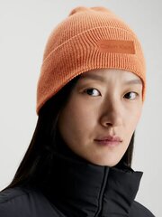 Hattu CALVIN KLEIN Essential Knit Beanie Autumn Leaf K60K608519GAP hinta ja tiedot | Naisten päähineet | hobbyhall.fi