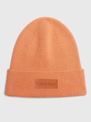 Hattu CALVIN KLEIN Essential Knit Beanie Autumn Leaf K60K608519GAP hinta ja tiedot | Naisten päähineet | hobbyhall.fi