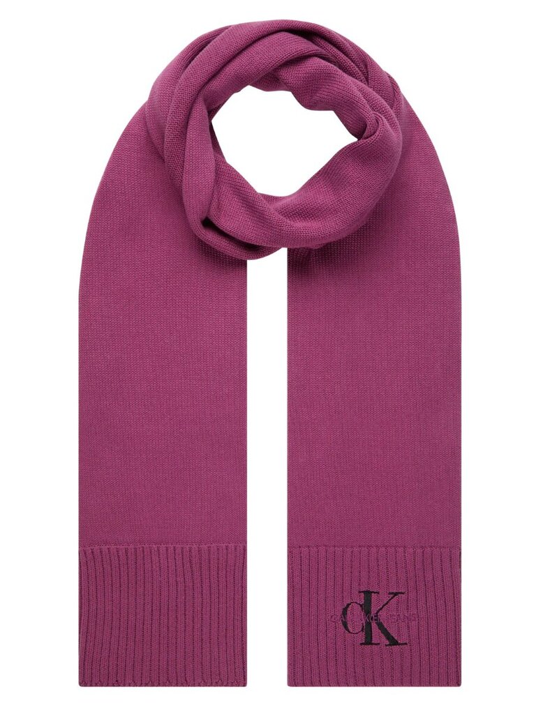 Huivi CALVIN KLEIN Monologo Embro Knit Scarf K60K611262VAC hinta ja tiedot | Naisten huivit | hobbyhall.fi