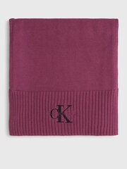 Huivi CALVIN KLEIN Monologo Embro Knit Scarf K60K611262VAC hinta ja tiedot | Naisten huivit | hobbyhall.fi